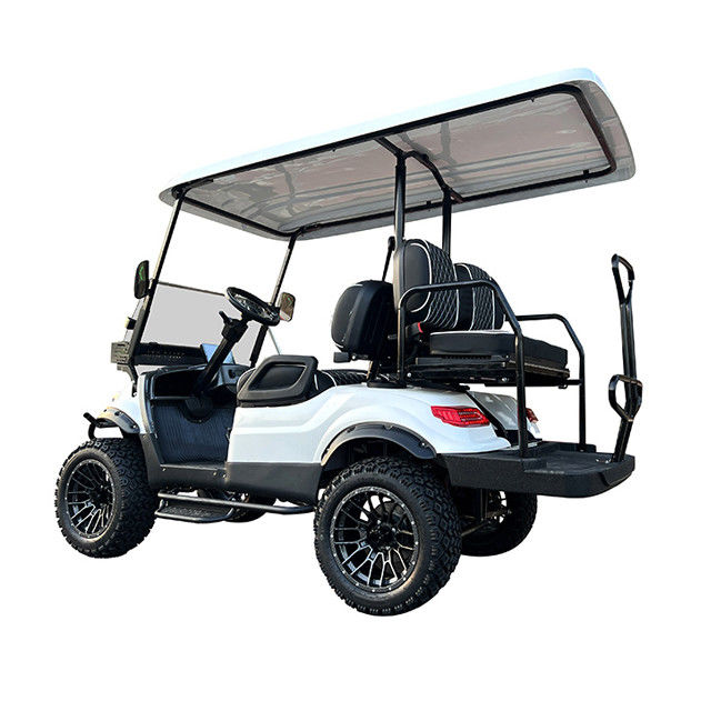 Chiếc xe gôn điện pin lithium mới được trang bị hệ thống an toàn cho xe buýt Top Golf