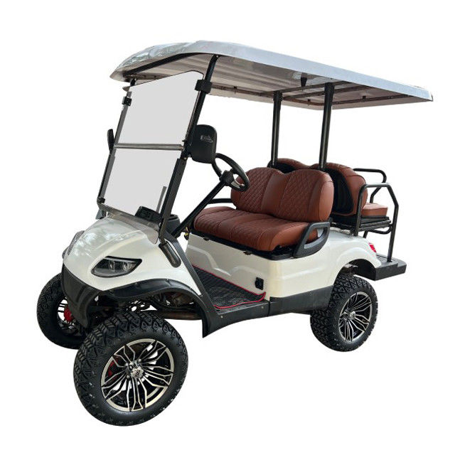 Chiếc xe gôn điện pin lithium mới được trang bị hệ thống an toàn cho xe buýt Top Golf