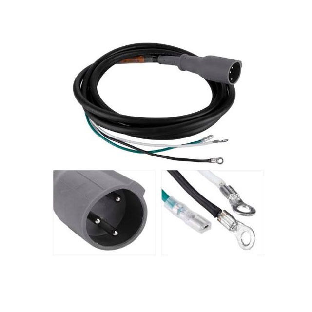 Ổ cắm sạc 48V cho xe câu lạc bộ DS & Precedence 1, phích cắm nam 3 chân với dây nguồn DC, thay thế OEM #101828901 103429001 101128901