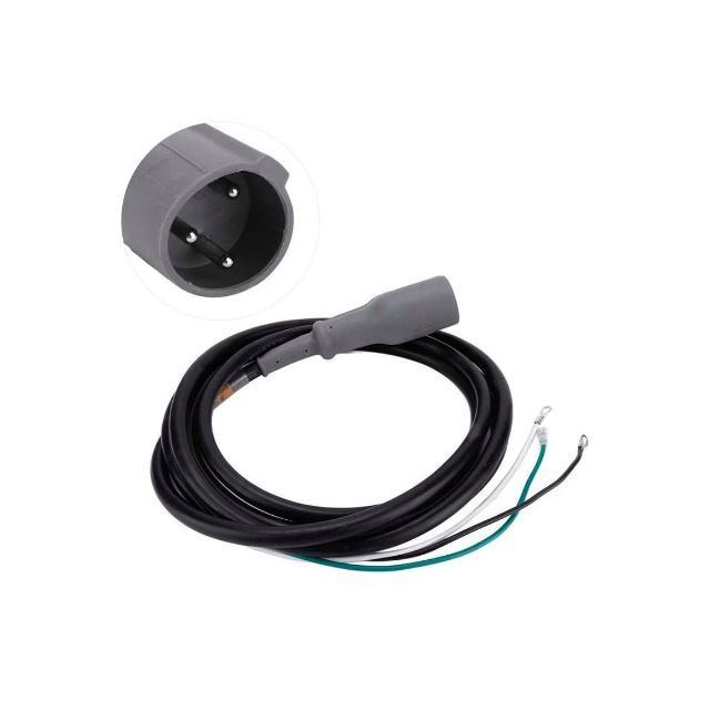 Ổ cắm sạc 48V cho xe câu lạc bộ DS & Precedence 1, phích cắm nam 3 chân với dây nguồn DC, thay thế OEM #101828901 103429001 101128901