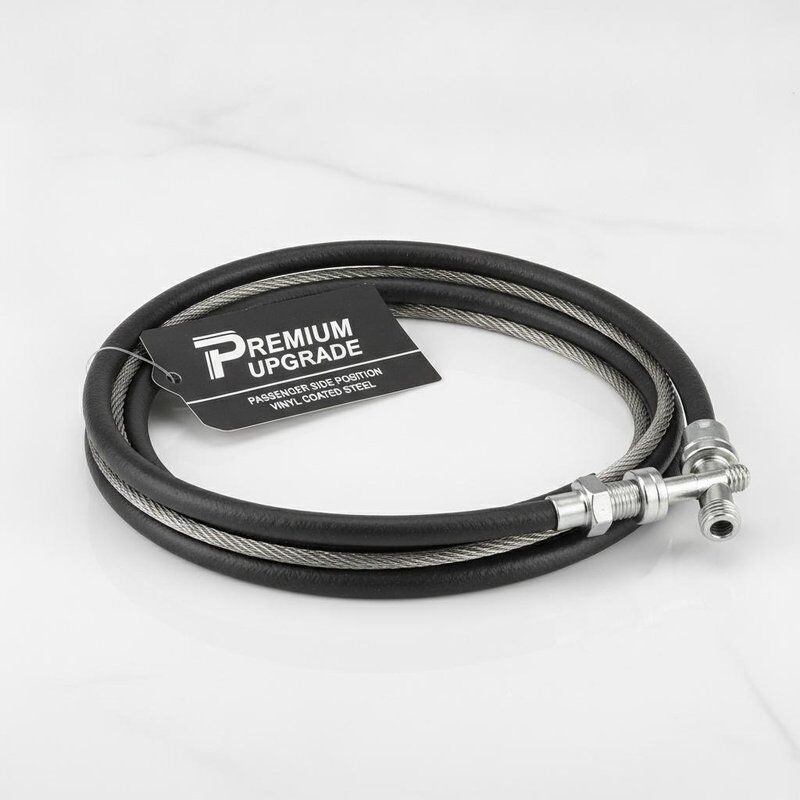 Cáp phanh tiền lệ của xe câu lạc bộ Bên hành khách 102557501 Nâng cấp cao cấp Vị trí bên hành khách Thép phủ Vinyl