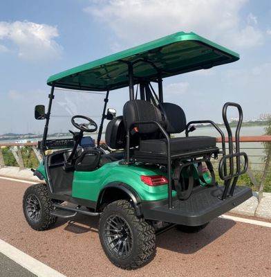 4 bánh đĩa phanh 10 inch TFT IP66 Carplay hiển thị Golf Cart Giá ngoài đường bánh xe nâng xe điện 4 chỗ ngồi Golf Ca