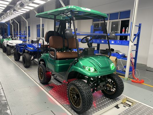 Off Road 4 chỗ ngồi xe golf điện với đèn Dash